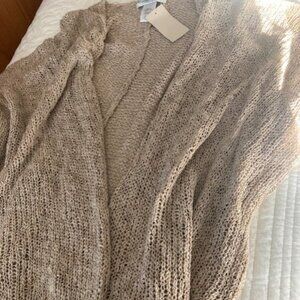 Coldwater Creek Natural Open-weave Wrap